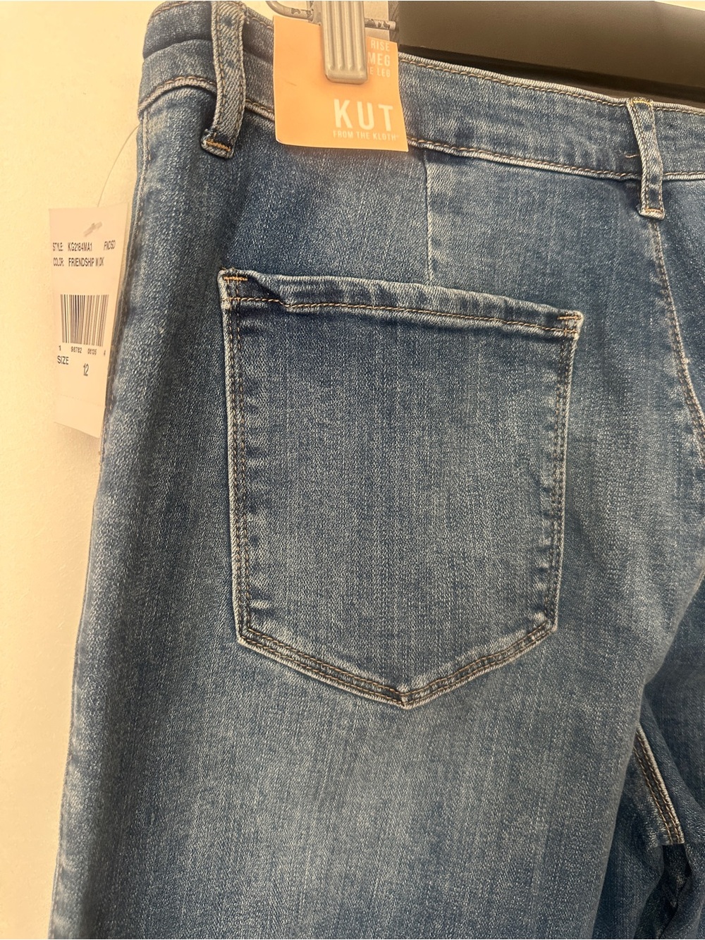 Kut from the Kloth Medium Light Blue Wide-Leg Jeans - Picture 9 of 11
